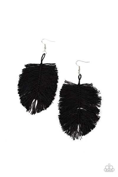Hanging by a thread - black