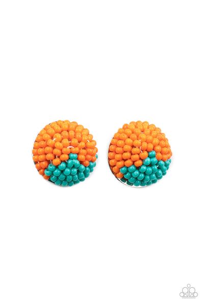 As happy as can bead - orange
