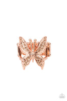 Blinged out butterly -copper