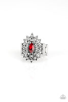 Blooming fireworks -red