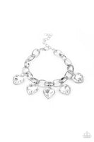 Candy heart charmer -white