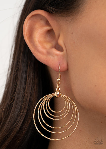 Eliptical elegance - gold