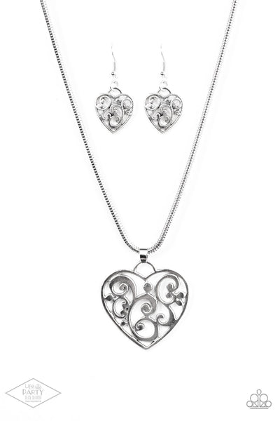 Filigree your heart with love -silver