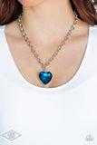 Flirtatiously flashy -blue