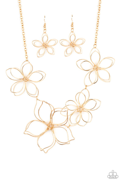 Flower garden fashionista -gold