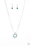 Front and CENTERED -blue