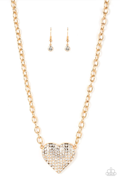 Heartbreakingly blingy -gold