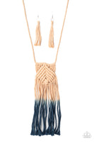 Look at MACRAME now -blue