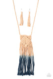 Look at MACRAME now -blue