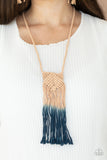 Look at MACRAME now -blue