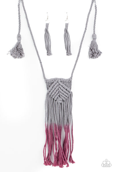 Look at MACRAME now -purple