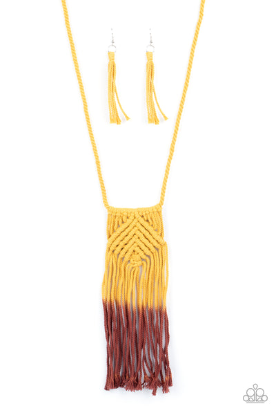 Look at MACRAME now -yellow