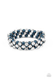 Metro motif - blue