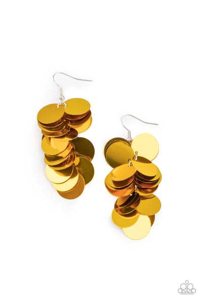 Now you sequin it - gold