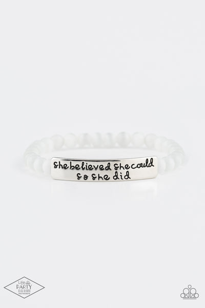 So she did -white