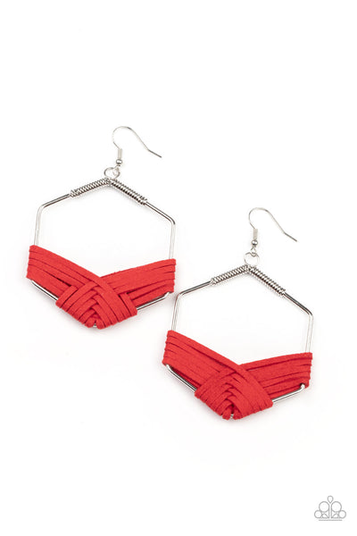 Suede solstice -red
