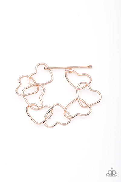 Take heart - rose gold