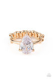 Vintage engagement -gold