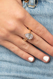 Vintage engagement -gold